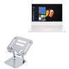 BoxWave Stand and Mount Compatible with Acer ConceptD 5 (CN515-51) - Executive VersaView Laptop Stand, Ergonomic Adjustable Viewing Angle Metallic Riser - Metallic Silver view 1