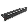 Simply45 48-Port Cat6 UTP Patch Panel with Universal Rack Mount - IDC 110 Punchdown, T568A/B Color Coding, Steel Build, Cable Ties Included - ST-158003 view 1