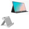 BoxWave Stand and Mount Compatible with ARZOPA Portable Monitor S1 Table (15.6 in) - VersaView Aluminum Stand, Portable, Multi Angle Viewing Sturdy view 1
