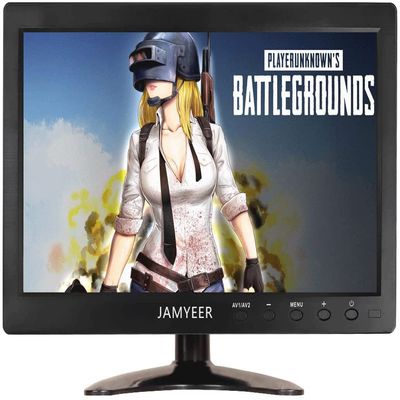 JAMYEER 10.1 Inch HDMI Monitor 1280X800 TFT IPS LCD Screen Built-in Speaker with HDMI-VGA-AV-BNC Function for Car/DSLR/PC/DVD/Car Rearview Mirror Camera