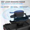 XiaoR Geek AI Robot Kit ROS SLAM Smart Car Lidar Mapping Navigation, Gesture Control, Human Tracking, Variable Speed Mecanum Wheel Python Programmable Adults Learn Explore Robotic Kit view 4