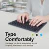BoxWave Keyboard Compatible with PONKLOIE Slim & Zero Frame Portable Monitor PON-P16A (15.6 in) - SlimKeys Bluetooth Keyboard with Trackpad, Portable Slim TouchPad - Jet Black view 4