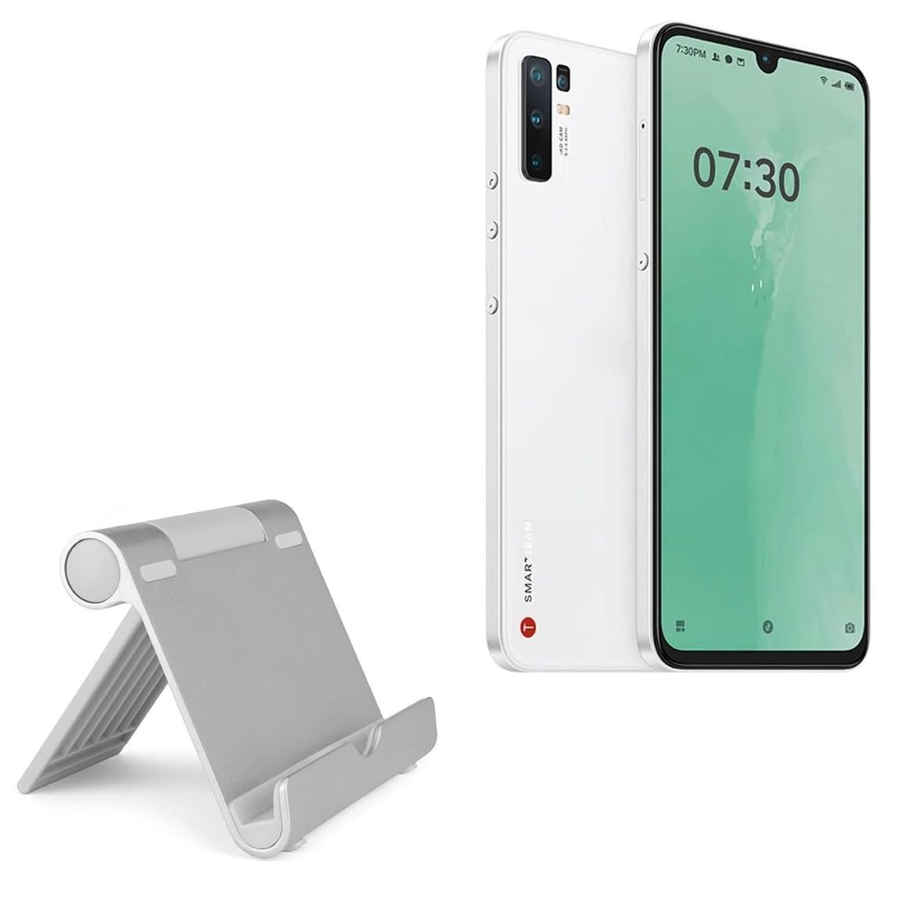 BoxWave Stand and Mount Compatible with Smartisan Nut Pro - VersaView Aluminum Stand, Portable, Multi Angle Viewing Sturdy
