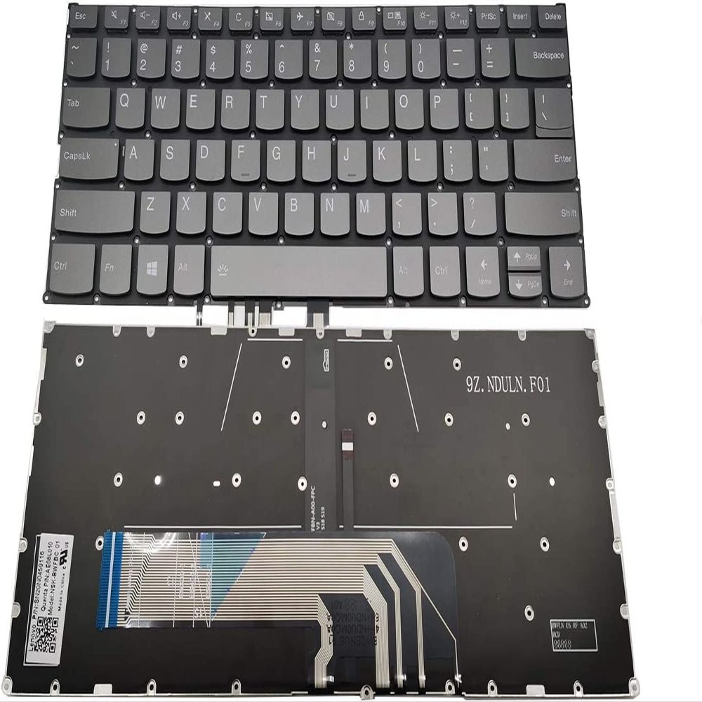 Laptop Replacement Keyboard with Yoga 730-13IKB Yoga 730-13IWL Yoga 730-15IKB Yoga 730-15IWL, Yoga 530-14ikb, Flex 6-14ARR Flex 6-14IKB Laptop