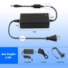 BXIZXD Security Camera Power Adapter 12V 5A 100V-240V AC to 12V DC LED Power Transformers 8-Way Power Splitter Cable for CCTV/Camer/DVR H-M-025 view 2