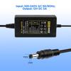 BXIZXD Security Camera Power Adapter 12V 5A 100V-240V AC to 12V DC LED Power Transformers 8-Way Power Splitter Cable for CCTV/Camer/DVR H-M-025 view 3