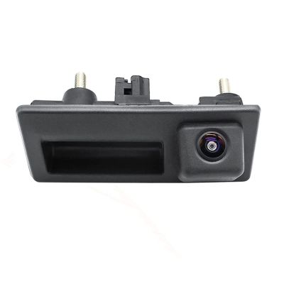 SCUMAXCON Car Rear View Trunk Handle Camera with Dynamic Intelligent Trajectory Moving Guide Line Compatible with SCUMAXCON RCD360 PRO2/PRO3S for VW Jetta MK6 Golf Passat TIGUAN TOURAN