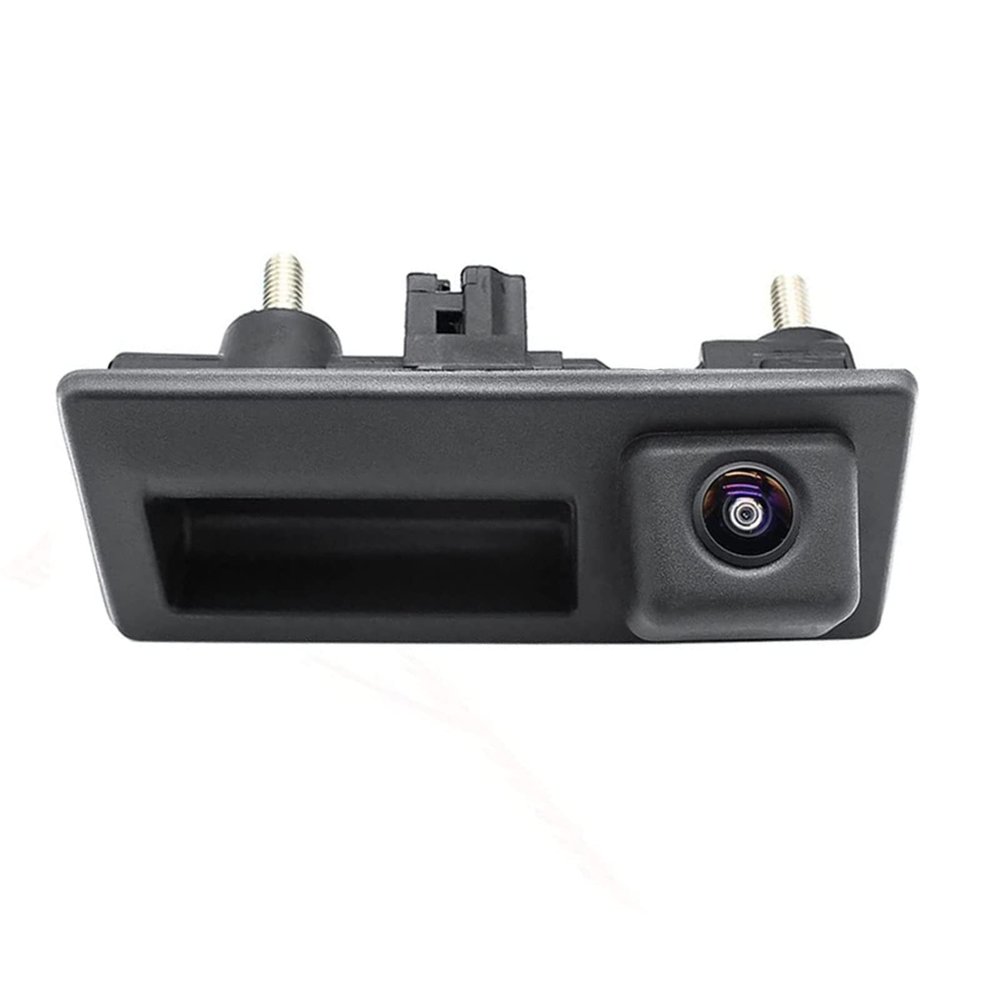 SCUMAXCON Car Rear View Trunk Handle Camera with Dynamic Intelligent Trajectory Moving Guide Line Compatible with SCUMAXCON RCD360 PRO2/PRO3S for VW Jetta MK6 Golf Passat TIGUAN TOURAN