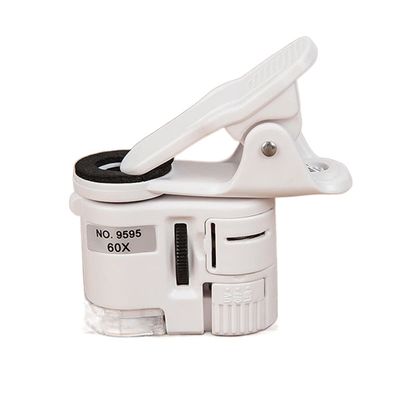 RADHAX Microscope Kit 60X Adjusted Pocket Clip Microscope Microscope Lens Adapters