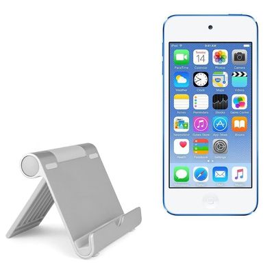 BoxWave Stand and Mount Compatible with Apple iPod Touch (6th Gen 2015) - VersaView Aluminum Stand, Portable, Multi Angle Viewing Sturdy