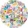 300Pcs Aesthetic Stickers for Adults Teens Kids, Boho Water Bottle Stickers,Cute Bulk Kawaii Sticker, Waterproof Vinyl Preppy Laptop Phone Guitar Sticker for Girls Womens view 1