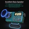 Rysamton Portable AM/FM Radio, Digital Radio Recorder, Bluetooth 5.0, Alarm and Sleep Function, 12/24H Time Display with Large Digital Display view 4