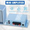 AICARS Mini Audio Amplifier Car Audio 2 Channel Amplifier Hi-Fi Mini Stereo Receiver Amp with DC 12V-15V 40W for Cars Motorcycles Computer Speakers view 3