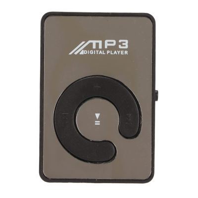 MP3 Player with Clip, Portable Music Player with Headphones, Wearable Small Audio Player for Daily School Sport Running (Black)