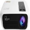 ONOTEC Mini Projector Portable LCD Projector [200" Projector Screen Included] Full HD 1080P Supported, Compatible with Smartphone, TV Stick, Games, HDMI, AV, Projector for Outdoor Movies view 1