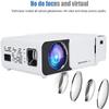 ONOTEC HD 1080P LED LCD Home Theater Projector, 170" Movie Projector for Home Entertainment, Gaming, Movies, Sports, Video Games view 4