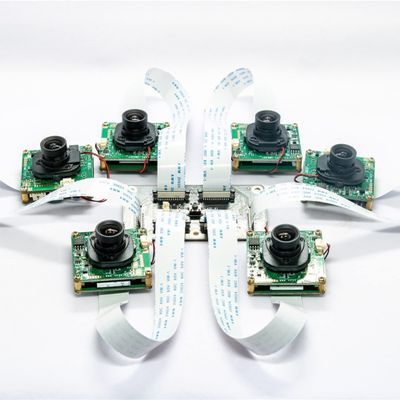 CS-TX2-XAVIER-nCAM-IMX307 for Jetson TX2 Devkit,AGX-Xavier and AGX-Orin, IMX307 MIPI CSI-2 2MP Star Light ISP Camera Module (4-cam YT0.95-4I)