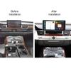 Compatible with: Audi A8 D4 4H 12,3" Touchscren Android GPS Navigation CarPlay AndroidAuto view 2