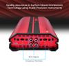 DS18 SXE-3000.4D/RD Car Amplifier Stereo Full-Range Class D 4-Channel 200x4 RMS @4 OHM 3000 Watts - Powerful and Compact Amp for Speakers in Car Audio System view 4