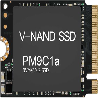 Samsung 512GB M.2 2230 30mm NVMe PCIe Gen4 x4 TLC SSD PM9C1A for Thinkpad ProBook Latitude EliteBook Ideapad Inspiron Pavilion Xbox PS5 Steam ROG Ally Legion Go - Internal Solid State Drive (OEM New)