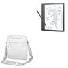 BoxWave Case Compatible with Amazon Kindle Scribe - Encompass Urban Bag, Over Shoulder Messenger Straps Handle Bag Pockets - Cool Grey view 1