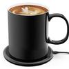 BoxWave Charger Compatible with Jabra Elite 5 - HottieMug with Wireless PowerDisc Charger (15W), Qi Mug Warmer Coffee Desktop - Jet Black view 2