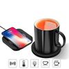 BoxWave Charger Compatible with Jabra Elite 5 - HottieMug with Wireless PowerDisc Charger (15W), Qi Mug Warmer Coffee Desktop - Jet Black view 3