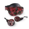 MightySkins Glossy Glitter Skin Compatible with Meta Quest Pro - Red Modern Camo | Protective, Durable High-Gloss Glitter Finish | Easy to Apply, Remove, and Change Styles | Made in The USA view 1