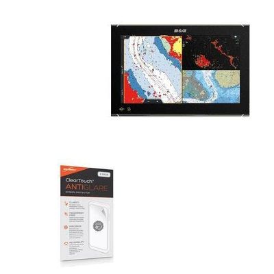 BoxWave Screen Protector Compatible with B&G Zeus3S Glass Helm (16 in) - ClearTouch Anti-Glare (2-Pack), Anti-Fingerprint Matte Film Skin