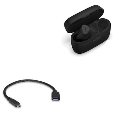 BoxWave Cable Compatible with Jabra Elite 5 - USB Expansion Adapter, Add USB Connected Hardware to Your Phone