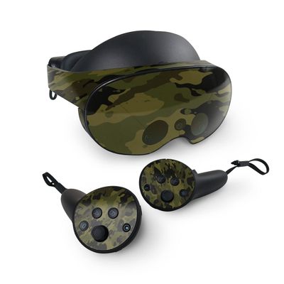 MightySkins Skin Compatible with Meta Quest Pro - Green Camouflage | Protective, Durable, and Unique Vinyl Decal wrap Cover | Easy to Apply, Remove, and Change Styles | Made in The USA