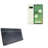 BoxWave Keyboard Compatible with Google Pixel 7 - SlimKeys Bluetooth Keyboard, Portable Thin with Chiclet-Style Keys - Jet Black view 1