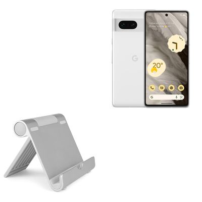 BoxWave Stand and Mount Compatible with Google Pixel 7 Pro - VersaView Aluminum Stand, Portable, Multi Angle Viewing Sturdy