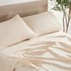 Aston & Arden Linen Eucalyptus Sheet Set - Classic and Sustainable Moisture Wicking Lyocell Tencel Bed Sheets for a Cooling, Soft, Breathable, and Comfortable Sleep, California King, Wheat Beige view 2