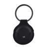Worryfree Gadgets Case Compatible with Apple Airtag Case Holder with Key Ring Cover for Wallet, Dog Collar, Luggage, Keys etc (PU Leather-Black) view 1