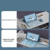 iPad 10th Generation Keyboard case iPad 102022 10.9 inch case with Keyboard Cute Round Key Detachable Bluetooth Keyboard with Pencil HolderYellow view 3