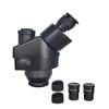 RADHAX Microscope Kit 7X-45X Simul Focal Trinocular Stereo Microscope, 0.5X Auxiliary Objective Lens Microscope Lens Adapters (Color : 7X-45X) view 1