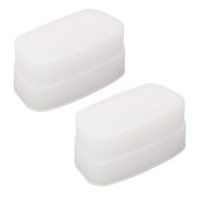 2Pcs Camera Flash Diffuser for 320EX Overhead Flash Only, White Camera Flash Bounce Diffuser Light Softbox for Photography