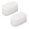 2Pcs Camera Flash Diffuser for 320EX Overhead Flash Only, White Camera Flash Bounce Diffuser Light Softbox for Photography view 1