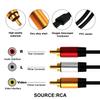 YOTETION RCA to HDMI Cable 3FT, AV to HDMI Adapter, Composite to HDMI, Support 1080P, PAL/NTSC Compatible with WII/WII U/PS one/PS2/PS3/STB/Xbox/VHS/VCR/Blue-Ray DVD ect view 3