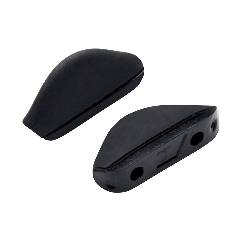 ToughAsNails Standard Fit Replacement Nose Pads Pieces for Oakley Si Ballistic Shocktube OO9329 - Black Hard Base