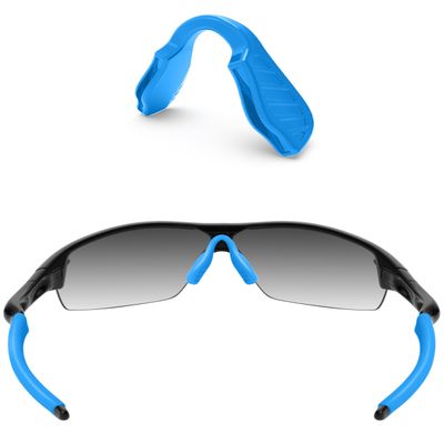 ToughAsNails Blue Replacement Nose Pads Pieces for Oakley Radar Range/Radar Pitch/Radar Path/Radar Pace OO9333/Radar XL/Radar Edge Sunglasses