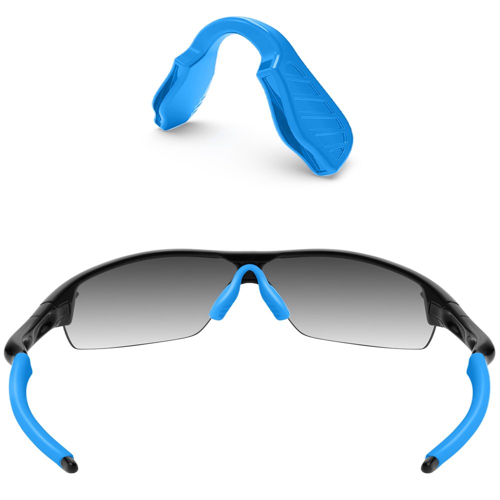 ToughAsNails Blue Replacement Nose Pads Pieces for Oakley Radar Range/Radar Pitch/Radar Path/Radar Pace OO9333/Radar XL/Radar Edge Sunglasses