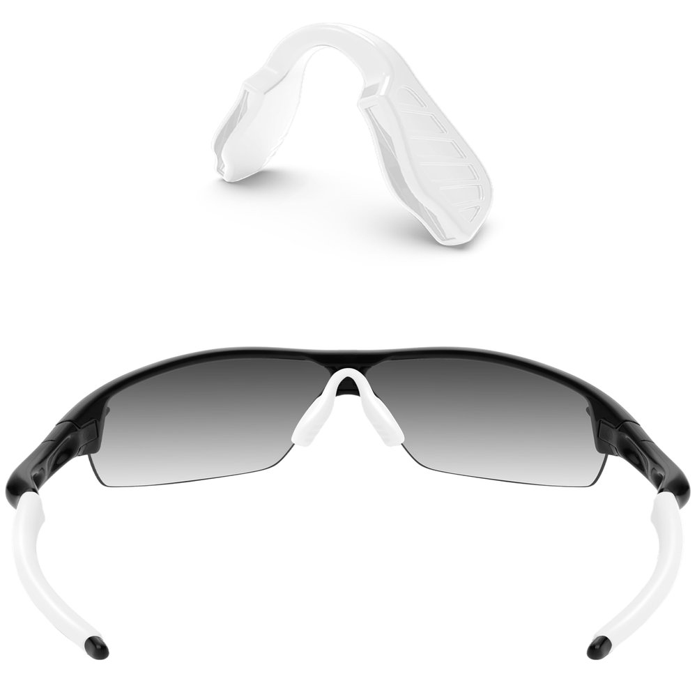 ToughAsNails White Replacement Nose Pads for Oakley Radar Range/Radar Pitch/Radar Path/Radar Pace/Radar XL/Radar Edge