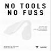 ToughAsNails White Replacement Nose Pads for Oakley Radar Range/Radar Pitch/Radar Path/Radar Pace/Radar XL/Radar Edge view 3