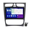 Android 12 Autoradio Radio for Mercedes Benz C-Class W203 C200 C320 C350 CLK W209 2002-2005 Car Stereo Media Player Support Carplay GPS Navigation SWC BT FM WiFi 4G DSP,M6 pro/4+64g/bk view 1