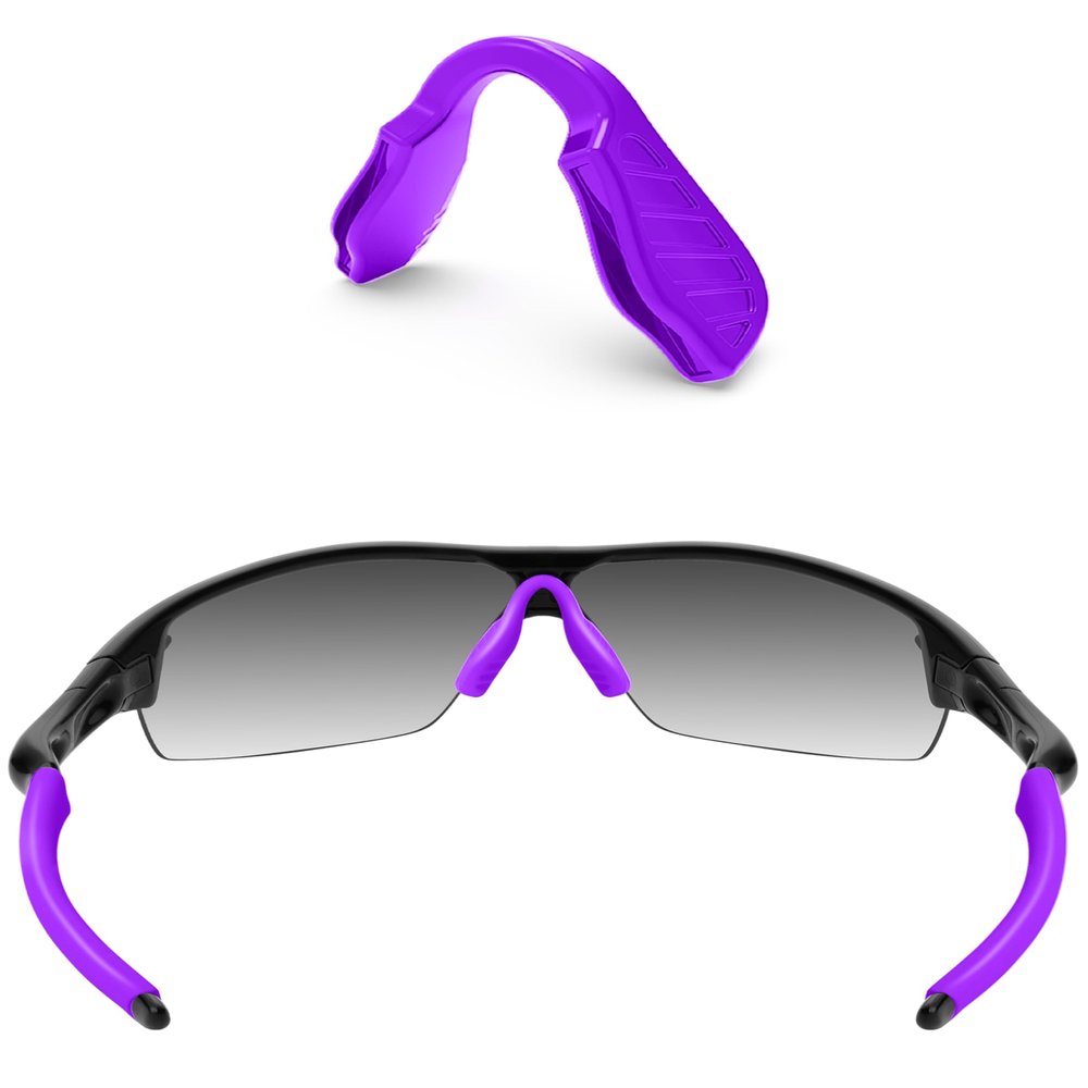 ToughAsNails Purple Replacement Nose Pads Pieces for Oakley Radar Range/Radar Pitch/Radar Path/Radar Pace OO9333/Radar XL/Radar Edge Sunglasses