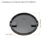 PATIKIL Camera Lens Cap, 2 Pack Sides Pinch Front Lens Cover with Microfiber Cleaning Cloth for 86mm Thread Universal DSLR Lenses for Nikon, for Fujifilm, for Pentax, for Leica view 2