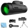 12 * 50 monocular Telescope 50 Caliber, with Smart Phone Adapter and Tripod, Suitable for Adults, Bird Watching and Hunting Equipment - Christmas/Birthday Gift for Father and Husband view 1