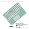 SENLAN for iPad A16 (11th Gen 2025/ iPad 10th Gen 10.9'' 2022 Keyboard CaseTouchpad Magnetic Detachable Bluetooth Keyboard Slim Smart Cute Round Key, Blue view 3